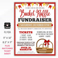 basket raffle flyer